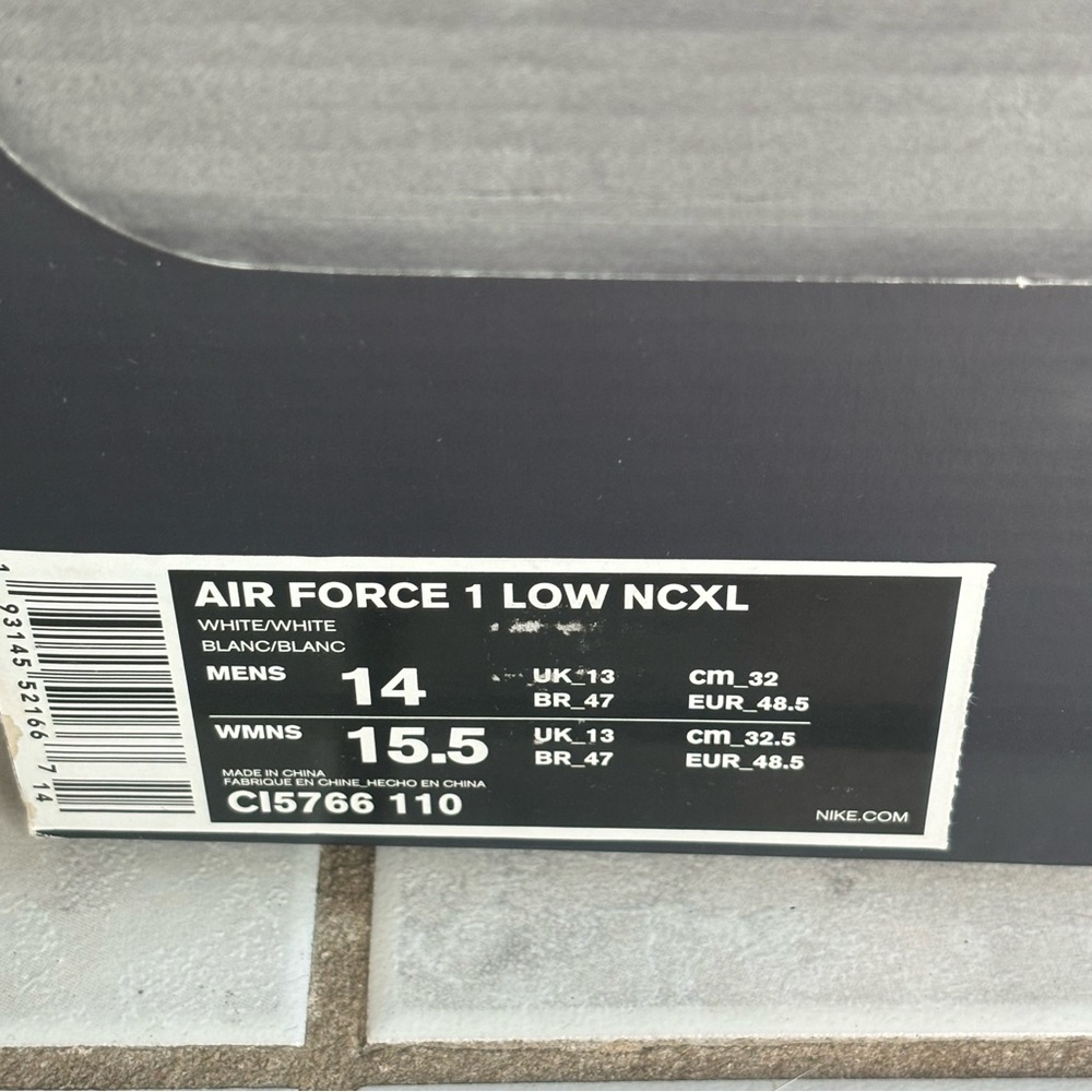 Nike Air Force 1 Low Noise Cancelling OBJ 14 - Picture 11 of 11